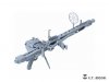 E.T. Model P06-001 WWII German Mg42 Machine Gun & Ammo Box (3D Printed) 1/6